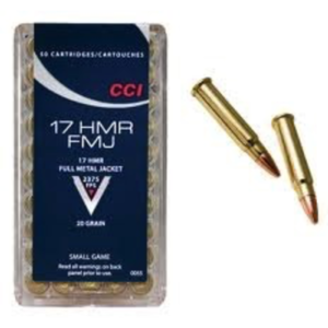 CCI 17 HMR 20GR FMJ