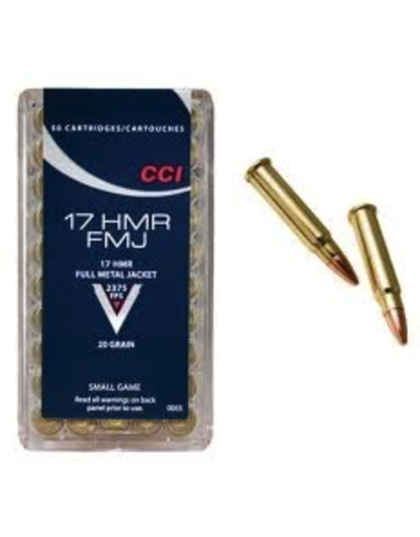 CCI 17 HMR 20GR FMJ