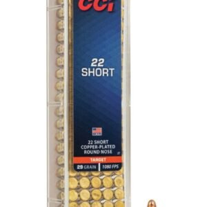 CCI 22 SHORT COPPER-PLATED 29 GR 100 RDS
