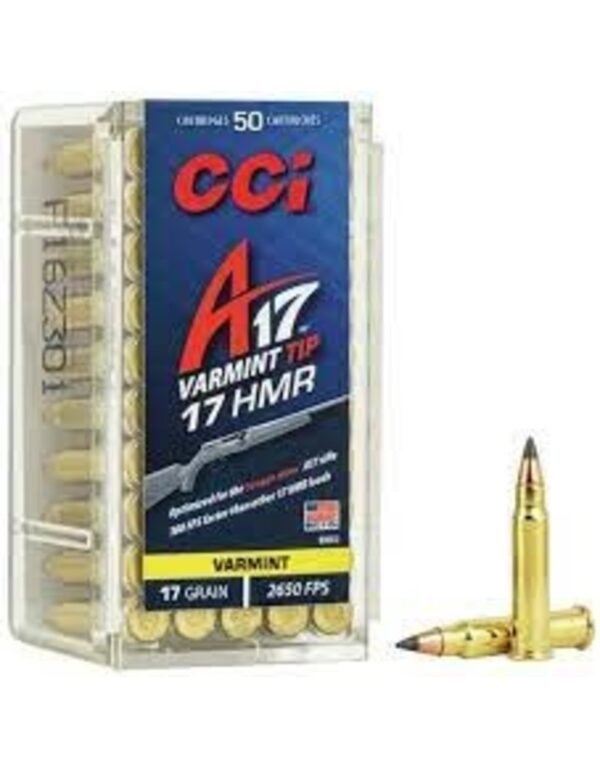 CCI A17 VARMINT TIP RIMFIRE 17 GR 50 RDS