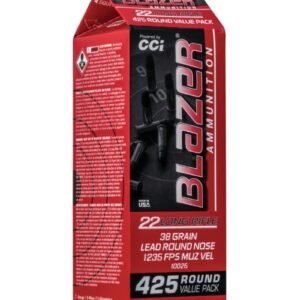 CCI BLAZER 22 LONG RIFLE 38 GR LEAD ROUND NOSE 425 ROUNDS