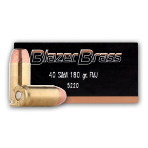 CCI BLAZER BRASS 40 S&W 180GR FMJ 50 RDS