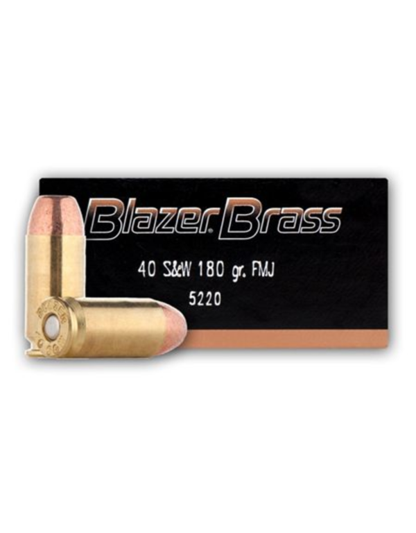 CCI BLAZER BRASS 40 S&W 180GR FMJ 50 RDS