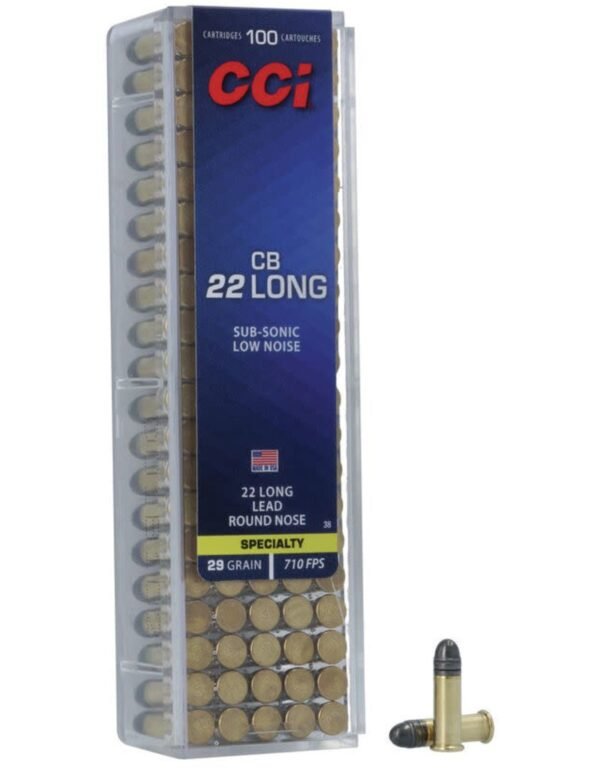 CCI CB 22 LONG ROUND NOSE 29 GR 100 RDS