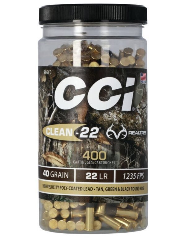 CCI CLEAN -22 REALTREE 22LR 40 GR 400 RDS