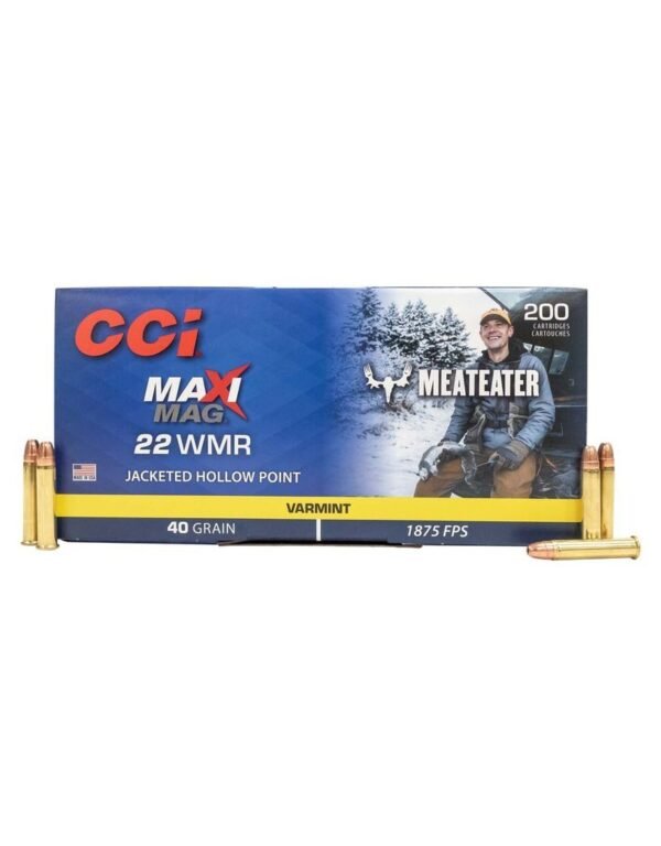 CCI MAXI MAG MEATEATER 22 WMR JHP VARMIT 40 GR