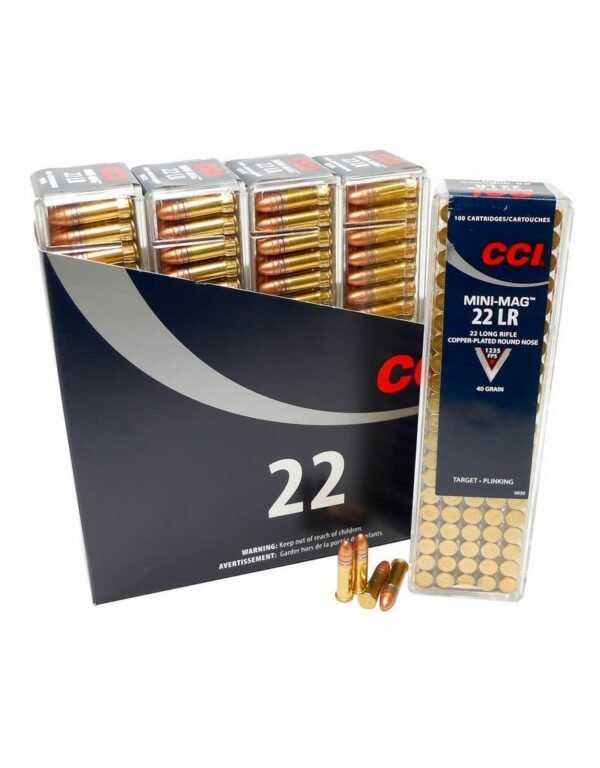 CCI MINI-MAG 22 LR 40 GR RN BRICK 500 RDS