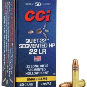 CCI QUIET 22 SEGMENTED HP 22LR SMALL GRAIN 40 GR 50 RDS