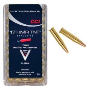 CCI TNT 17HMR 17 GR RIMFIRE AMMO