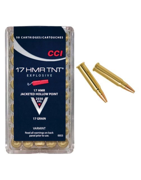 CCI TNT 17HMR 17 GR RIMFIRE AMMO