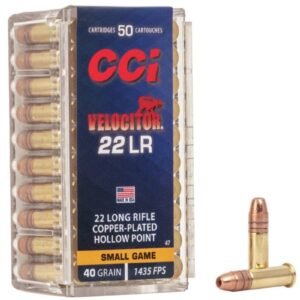 CCI VELOCITOR 22LR 40GR GDHP SMALL GAME 50 RDS