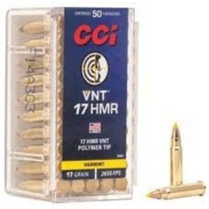 CCI VNT 17 HMR POLYMER TIP 17 GR 50 RDS