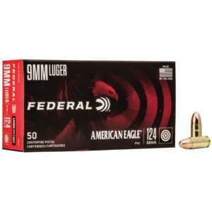 AMERICAN EAGLE C.9MM 124 GR FMJ 50 RDS