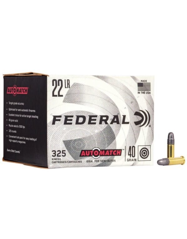FEDERAL 22 LR AUTOMATCH BULK 325 PK