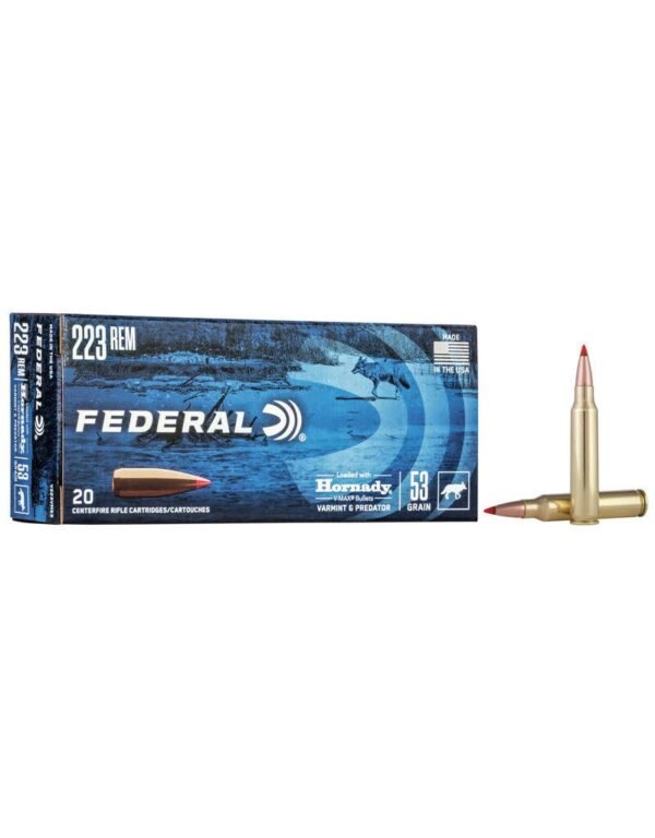 federal 223 rem, federal 223 rem 53 grain, FEDERAL 223 REM 53 GR 20 RDS
