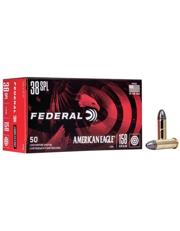 FEDERAL AMMUNITION 38 SPECIAL 158GR LEAD ROUND NOSE