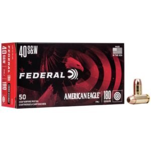 FEDERAL AMMUNITION 40 S&W 180GR FMJ 50 RDS