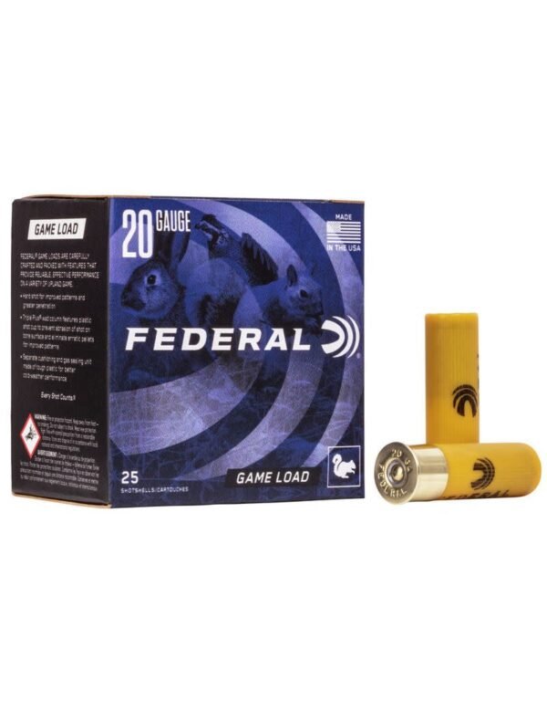 federal game load, federal game load 20 gauge, federal game load heavy field, FEDERAL GAME LOAD 20GA, federal game load 6 shot, federal game load high brass, federal game load 6 shot