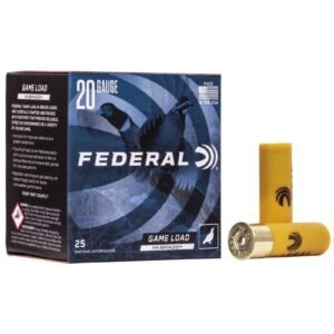 FEDERAL GAME LOAD HI BRASS, federal game load, federal game load 20 gauge, federal game load 20 gauge 6 shot, federal game load heavy field 4 shot, federal game load heavy field 6 shot, federal game load high brass, federal game load shotgun shells,