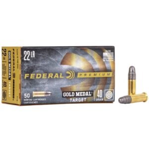 FEDERAL GOLD MEDAL TARGET 22 LR 40 GR 50 RDS