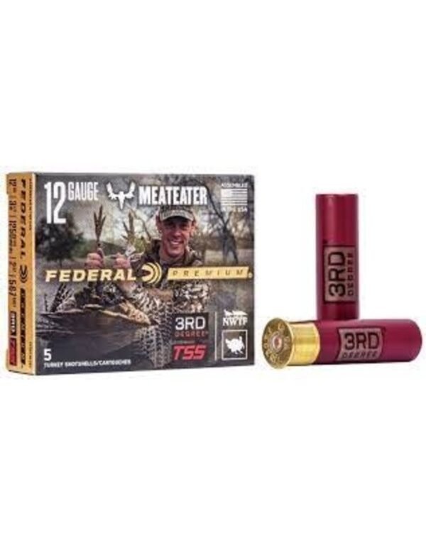 FEDERAL PREMIUM 3RD DEGREE, federal 12 ga, federal 12 ga slug, federal 12 ga sabot slugs, federal 12 ga mini shotshells, federal 12 ga buckshot, FEDERAL PREMIUM 3RD DEGREE TURKEY LOAD