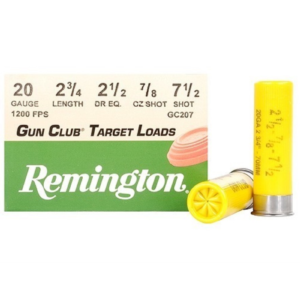 remington gun club, remington gun club 20 gauge, remington gun club shells, remington gun club ammo, remington gun club target loads review, remington gun club target loads 12 gauge, remington gun club 12 gauge 7.5, remington gun club target loads in stock