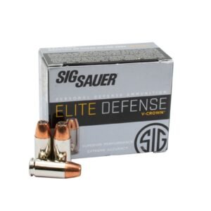 SIG SAUER ELITE DEFENSE V-CROWN 9MM LUGER 124 GR 20 RDS
