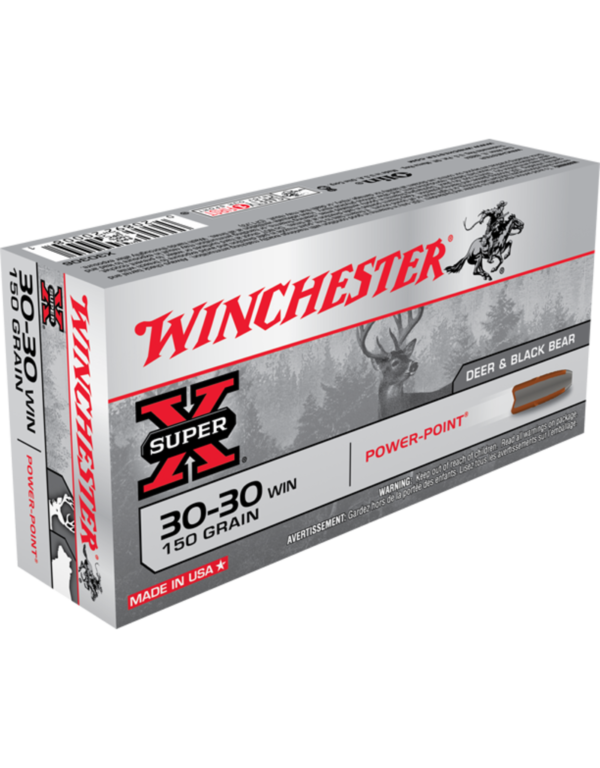 winchester 30-30 win, winchester 30-30 win 150 gr, winchester 30-30 win 150 gr. power point, WINCHESTER 30-30 WIN 150GR POWER POINT 20 RDS