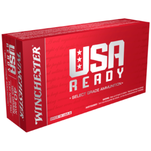 WINCHESTER 40 S&W 165GR FLAT NOSE FMJ 50 RDS