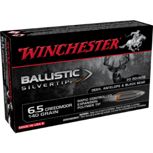 winchester ballistic silvertip, winchester ballistic silvertip 6.5 creedmoor, winchester ballistic silvertip 6.5 creedmoor review, winchester ballistic silvertip 6.5 creedmoor for sale, winchester ballistic silvertip 6.5 creedmoor 140-grain ammunition,