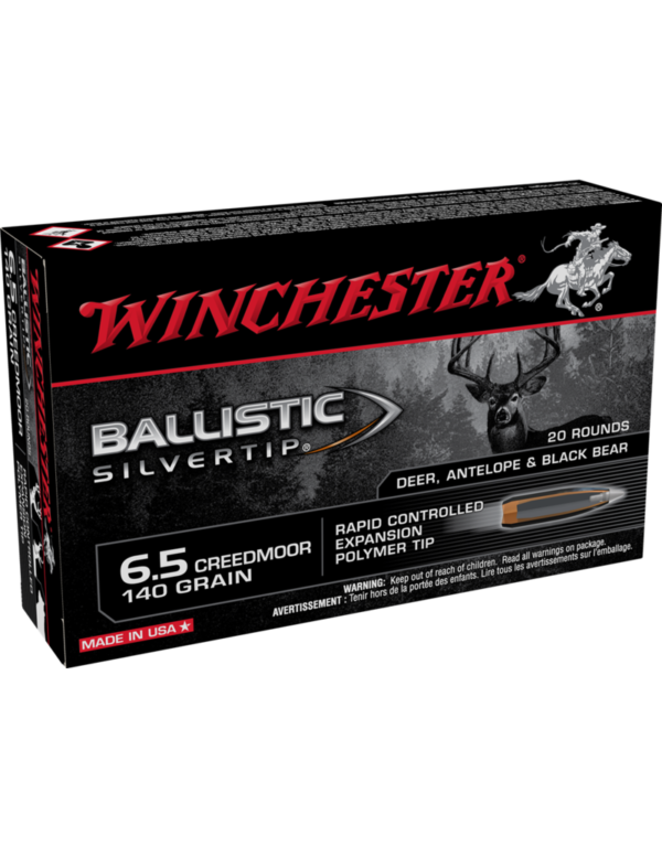 winchester ballistic silvertip, winchester ballistic silvertip 6.5 creedmoor, winchester ballistic silvertip 6.5 creedmoor review, winchester ballistic silvertip 6.5 creedmoor for sale, winchester ballistic silvertip 6.5 creedmoor 140-grain ammunition,