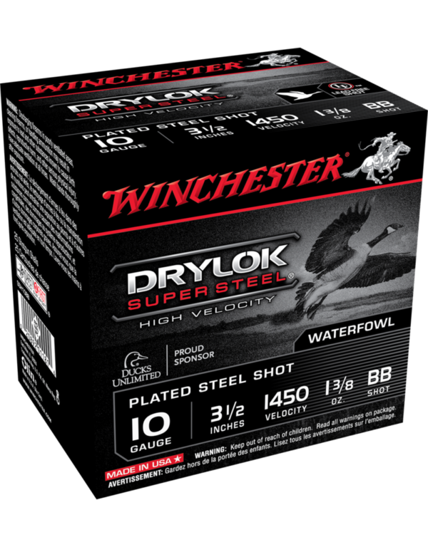 WINCHESTER DRYLOCK 10 GA BB SHOT 3 1/2 25 RDS
