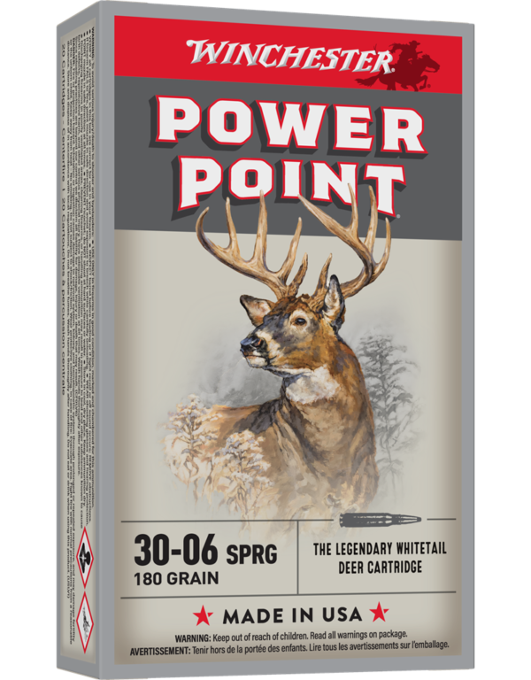 winchester power point, winchester power point 30-06, winchester power point bullets, winchester power point 180 grain 30-06 review,
