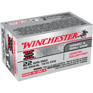 WINCHESTER SUPER-X 22 WIN MAG 40GR JHP 50 RDS
