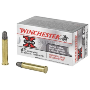 WINCHESTER SUPER-X 22 WIN MAG 45GR 50 RDS