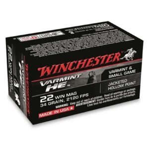 WINCHESTER VARMINT HE 22 WIN MAG 34GR 50 RDS
