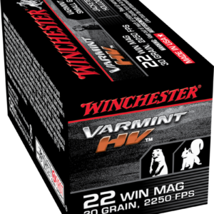 WINCHESTER VARMINT HV 22 WIN MAG 30 GR 2250 FPS 50 RDS