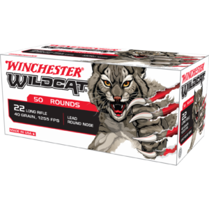 WINCHESTER WILDCAT 22 LONG RIFLE 40 GR LEAD ROUND NOSE 50 RDS