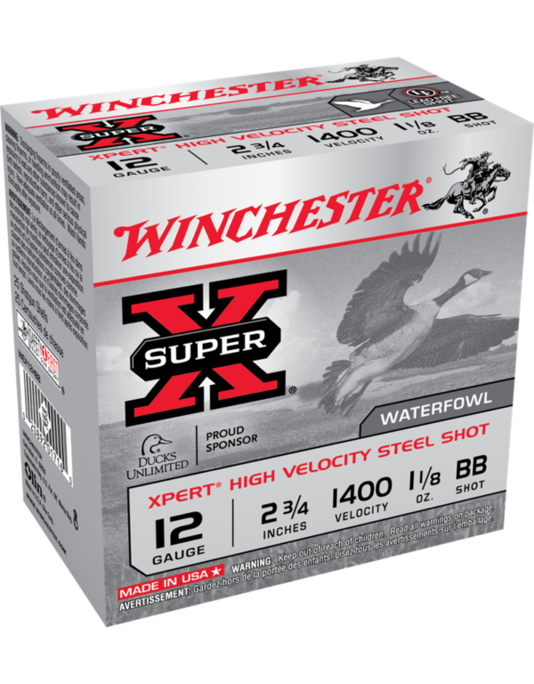 WINCHESTER XPERT WATERFOWL 12 GA 2 3/4 BB SHOT 25 RDS